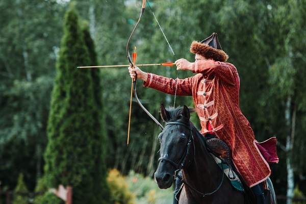 mounted archery