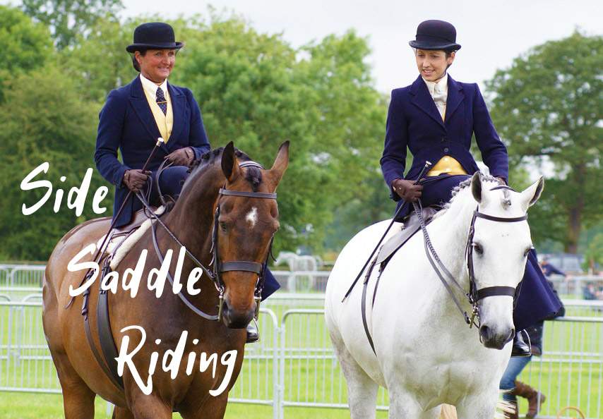 side saddle riding