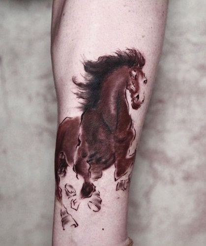 Sweet memorial tattoo to honour this  STORM HORSE Tattoo  Facebook
