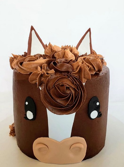 vegan horse cake